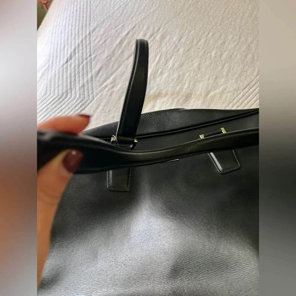 CANALI Saffiano Leather Briefcase new